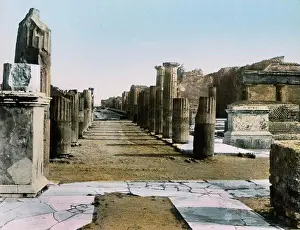 Out Door Prints: Vicola della Regina, Pompeii, Italy