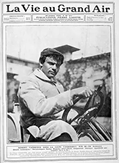 1950 Prints: Victor Hemery. Winner of the 1905 Vanderbilt Cup Race