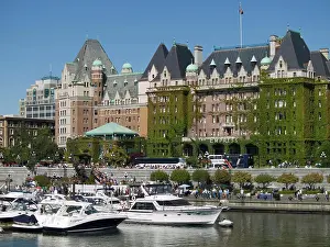 Strolling Prints: Victoria, Canada. The inner harbour in the hsitoric city of Victoria