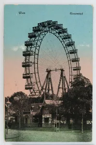 Graphics And Photo Collection Prints: Vienna Ferris wheel, Questionable, brothers Kohn KG B, producer