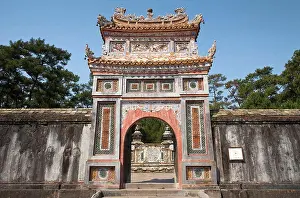 Emperor Prints: Vietnam, Hue, Cong Gate at the tomb of Emperor Tu Duc