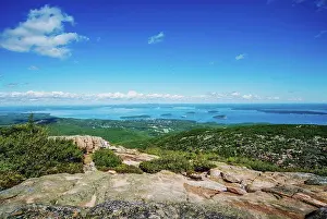 View from Cadillac mountain, Acadia National Park, Maine, United States