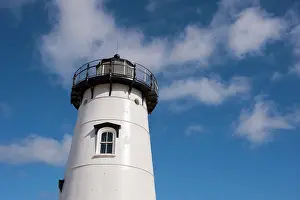 View of the Edgartown lighthouse in Edgartown on Marthaís Vineyard, Massachusetts, USA