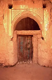 Verticals Prints: Front view of an entrance of a structure
