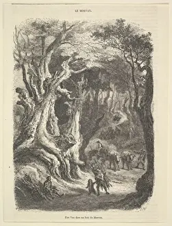 A View in the Forest of Morvan 1837-66 Antoine-Alphée Piaud. A View in the Forest of Morvan 337046