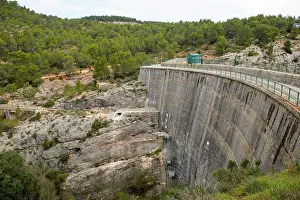 2016 Prints: View of the Francois Zola Dam, which is an arch dam