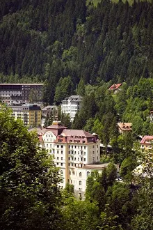 Alps Prints: View to Grand Hotel de l'Europe