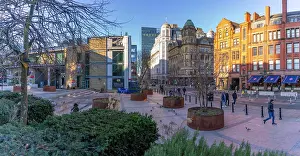 Public Prints: View of Great Northern Square, Manchester, Lancashire, England, United Kingdom, Europe