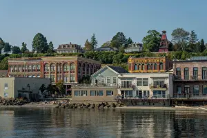 2022 Prints: View of historic Port Townsend from the Union Wharf in Jefferson County