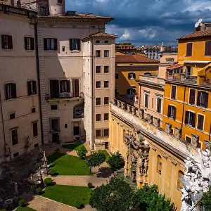 Pasta Prints: View from Hotel Vilon, Rome, Italy, IT, EU