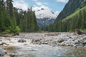 Kayak Prints: View of Icy Peak and Nooksack River from Nooksack Cirque Trail