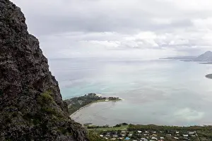 Peninsula Prints: The view from Mauritius famous mountain Le Morne Brabant mountain