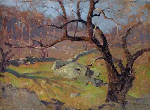 Realism Prints: View Near Yalta, Levitan, Isaak Ilyich (1860-1900)