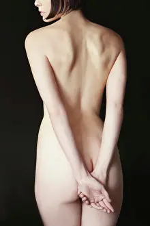 Pure Prints: Back view of a nude woman