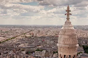Balcony Prints: View of Paris from the Sacre Coeur