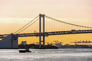 Capital Cities Prints: View from River Sumida at sunrise