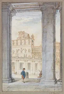 Palace Prints: A View of Saint Peter's Square Under Bernini's Columns