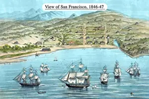 Colonial Prints: View of San Francisco, formerly Yerba Buena