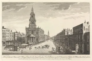 Strand Prints: A View of Somerset House with St