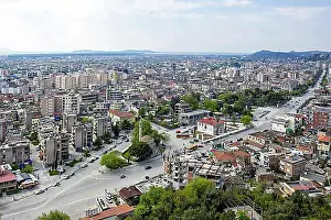 Townscape Prints: View of Vlora, city view, Vlora, Qark Vlora, Albania, Europe