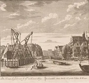 Composition Prints: View of the Waalseiland in Amsterdam