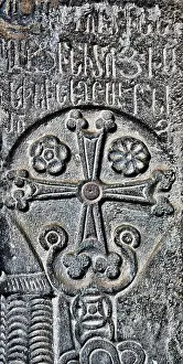 Christian Prints: Views of Armenian Cross stones or Khachkars in Armenia