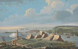 Light House Prints: Views Montreal Louisburg View North America Light House