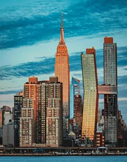 Reflections Prints: views New York skyscrapers usa