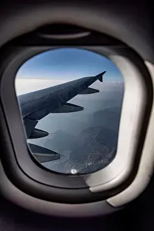 Descent Prints: Views from a plane descending into Jackson Hole Airport, WY