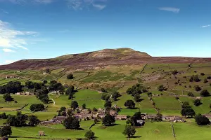 Uplands Prints: Village of Healaugh below Calver Fell