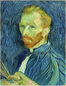 Self Portrait Prints: Vincent van Gogh, Dutch (1853-1890), Self-Portrait, 1889, oil on canvas