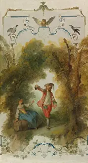 Vineyard Prints: The Vineyard, c. 1723-1727. Nicolas Lancret (French)