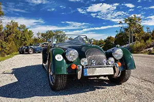 Cars Prints: Vintage Morgan Roadster, Grand Canyon du Verdon