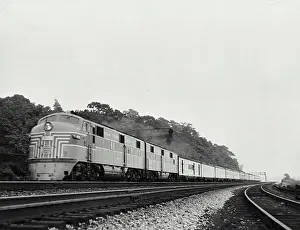 System Prints: Vintage photograph. 20th Century Limited, New York central system