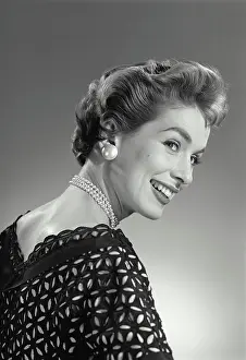 Earring Prints: Vintage Photograph