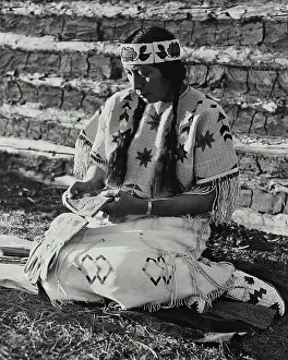 Tribal Prints: Vintage Photograph. Aarah Snipe
