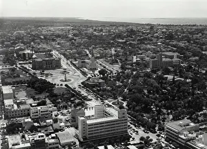 Fresh Vintage Prints: Vintage Photograph. Aerial view of Lourence Marques in Mozambique