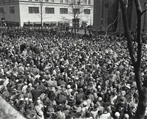 Large Group Prints: Vintage Photograph. The Easter parade crowd on Fifth Ave. Frame 14