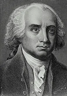 B And W Prints: Vintage photograph. James Madison 1751-1836 4th President of the United States