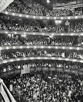Opera Prints: Vintage photograph. New York City metropolitan opera house