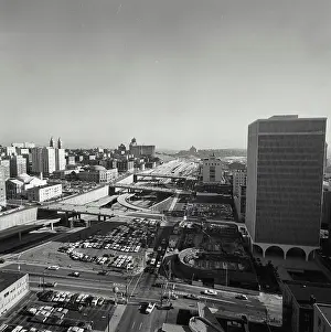 Freshvintage Prints: Vintage Photograph. Overall view of a section of Seattle Washington