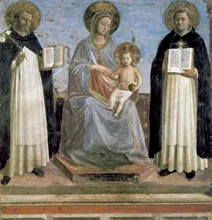 Sep07 Prints: Virgin and Child with St. Antony of Padua (with lily) and St