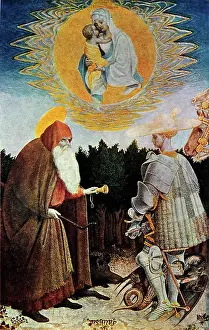 15th Century Prints: The Virgin and Child with St. George and St