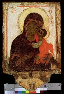 Fifteenth Century Prints: Virgin Mary and Jesus Christ, Russian icon
