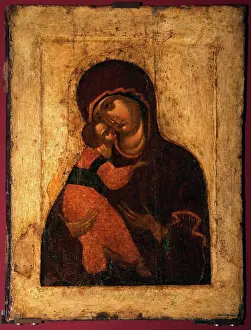 Maternity Prints: The Virgin of Vladimir by Russian icon / State Tretyakov Gallery