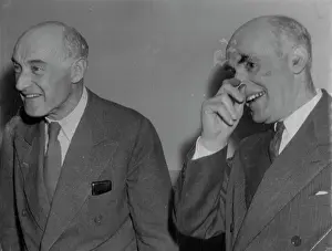 1953 Prints: Viscount Swinton & Sir Stephen Holmes. September 28, 1953