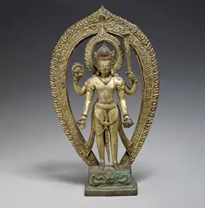 Nepal Prints: Vishnu 10th-11th century Nepal (Kathmandu Valley)