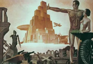 Spaniard Prints: VisiÑn Futura (Future vision). Poster by Enrique Herreros