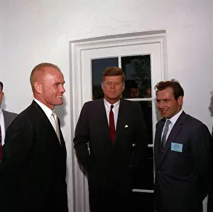Colonel Prints: Visit of Gherman S. Titov, Russian Cosmonaut (astronaut)
