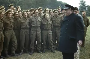 World War Two Prints: The Visit of the Prime Minister